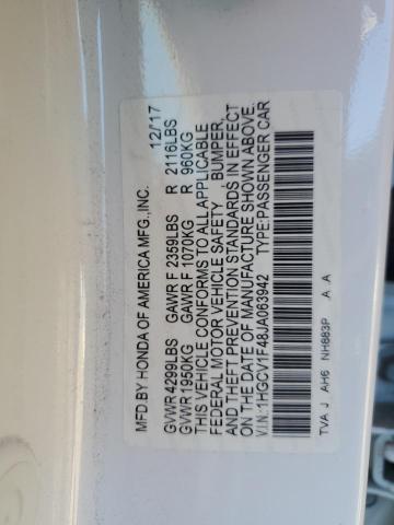 2018 HONDA ACCORD EX - 1HGCV1F48JA063942