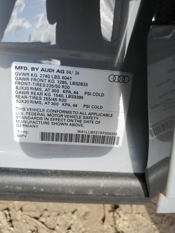 2024 AUDI Q4 E-TRON WA1LUBFZ1RP069359