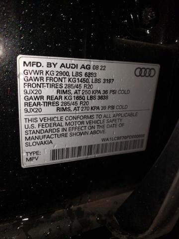 VIN WA1LCBF70PD000808 2023 AUDI Q7 no.12