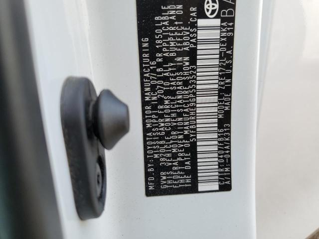 2016 TOYOTA COROLLA L - 5YFBURHE9GP553523