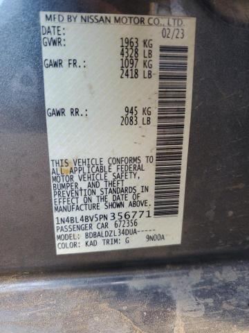 2023 NISSAN ALTIMA S - 1N4BL4BV5PN356771