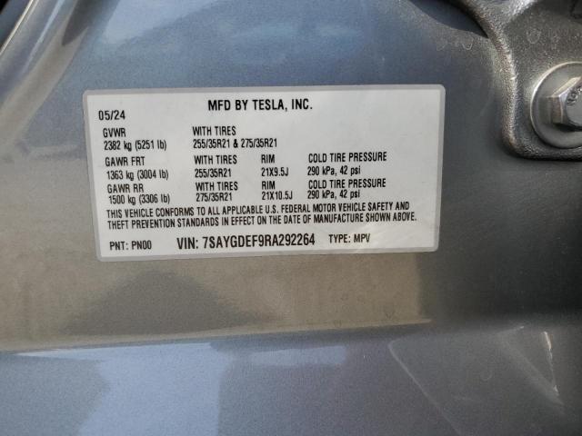2024 TESLA MODEL Y - 7SAYGDEF9RA292264