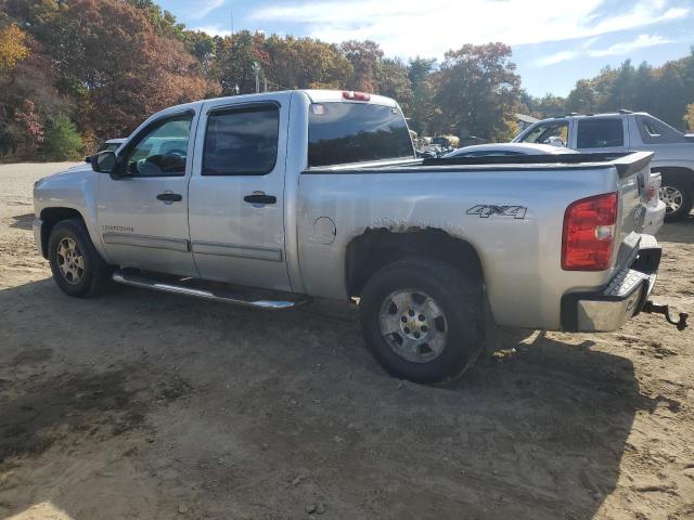 CHEVROLET SILVERADO 2010 silver crew pic flexible fuel 3GCRKSE38AG160303 photo #3