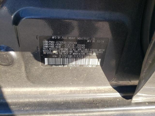 2015 SUBARU IMPREZA SP - JF1GPAW67F8204399