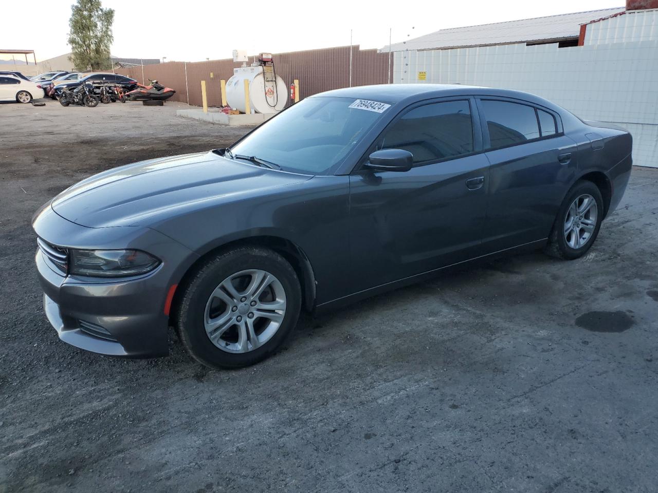 DODGE CHARGER SE 2015 charcoal  flexible fuel 2C3CDXBG3FH776619 photo #1