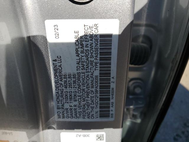 2023 HONDA ACCORD HYB - 1HGCY2F58PA008356