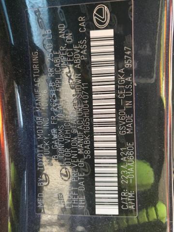 2017 LEXUS ES 350 - 58ABK1GG5HU040711
