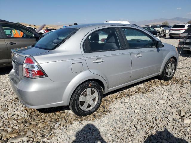 CHEVROLET AVEO LS 2010 silver sedan 4d gas KL1TD5DE3AB092643 photo #4