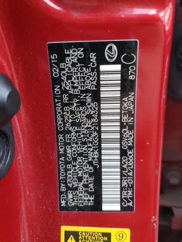 2015 LEXUS ES 350 - JTHBK1GG3F2184325