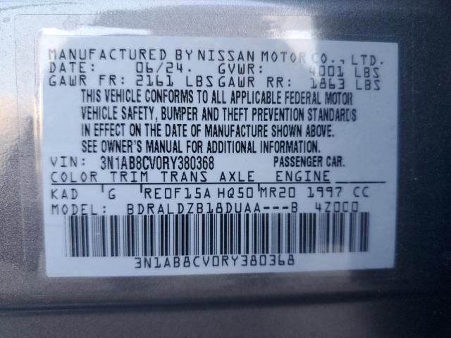 2024 NISSAN SENTRA SV - 3N1AB8CV0RY380368