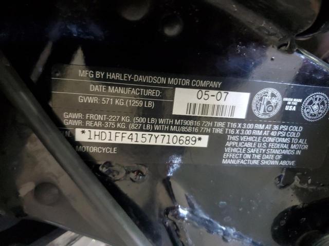 2007 HARLEY-DAVIDSON FLHT CLASS 1HD1FF4157Y710689