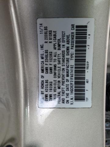 VIN 1HGCR2F31FA074192 2015 Honda Accord, LX no.13