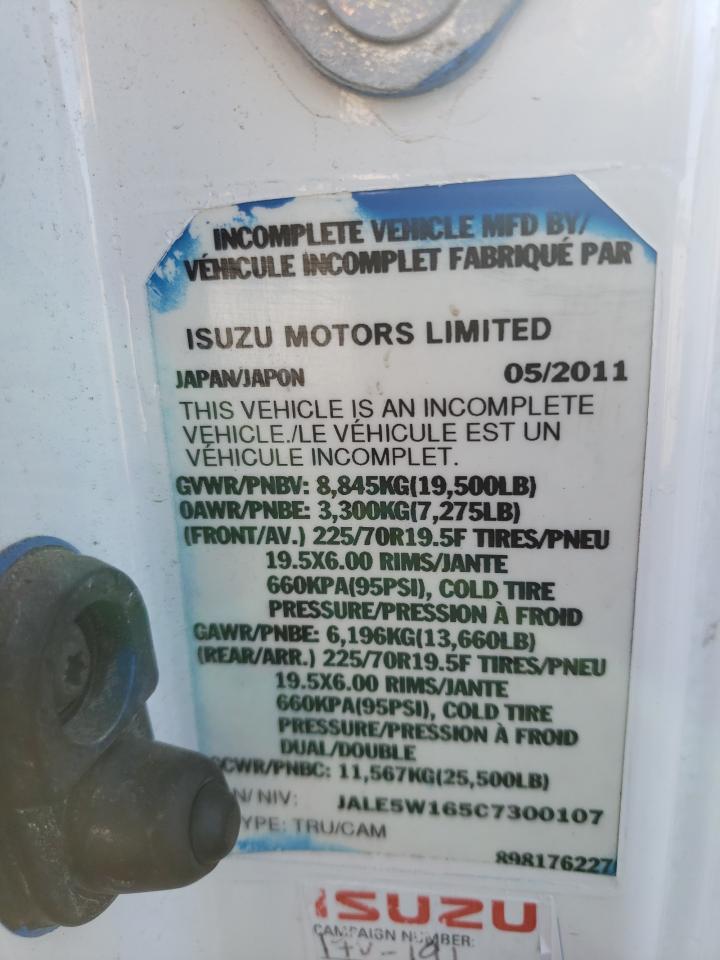 Lot #3024181865 2012 ISUZU NRR