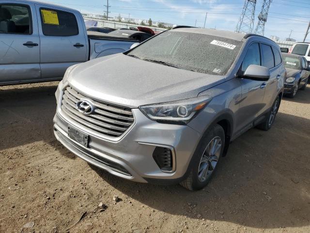 VIN KM8SM4HF8HU249966 2017 Hyundai Santa Fe, SE no.1