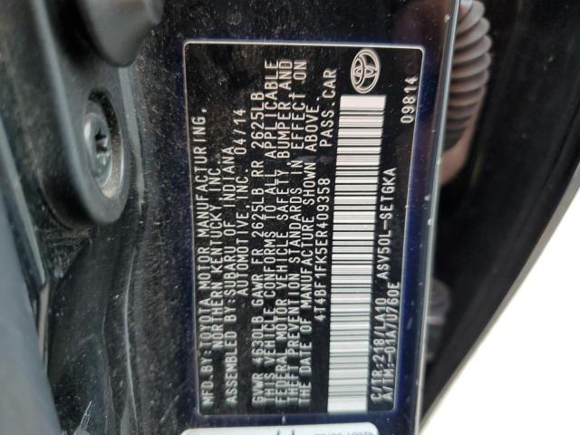 VIN 4T4BF1FK5ER409358 2014 Toyota Camry, L no.13