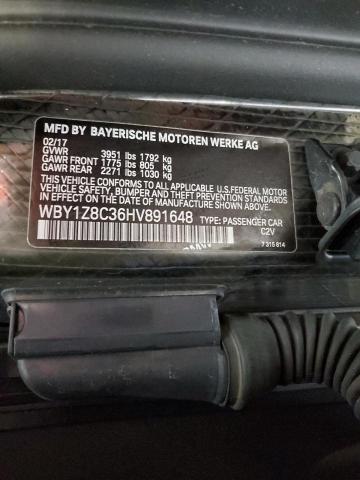 VIN WBY1Z8C36HV891648 2017 BMW I3, Rex no.12