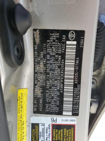 VIN 4T4BF1FK3ER420584 2014 Toyota Camry, L no.12