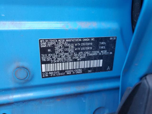 2020 TOYOTA RAV4 XLE P - 2T3A1RFV1LC112364