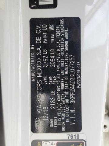 2019 KIA FORTE FE - 3KPF24AD3KE077257