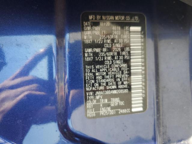 2021 NISSAN ROGUE SV - JN8AT3BB4MW208580