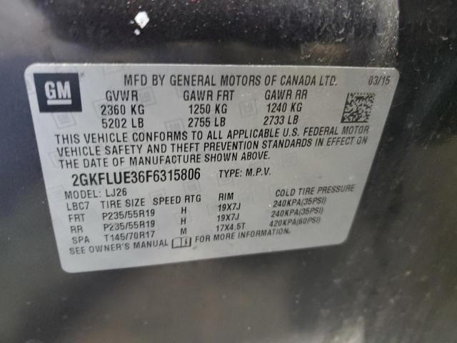2015 GMC TERRAIN DE - 2GKFLUE36F6315806