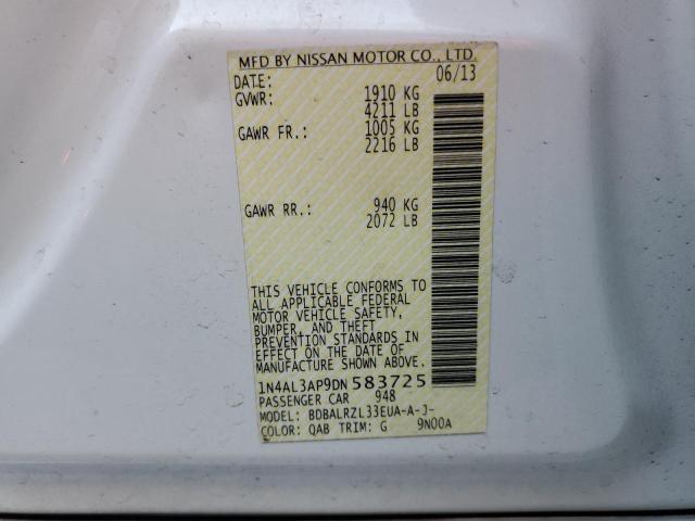 VIN 1N4AL3AP9DN583725 2013 NISSAN ALTIMA no.12