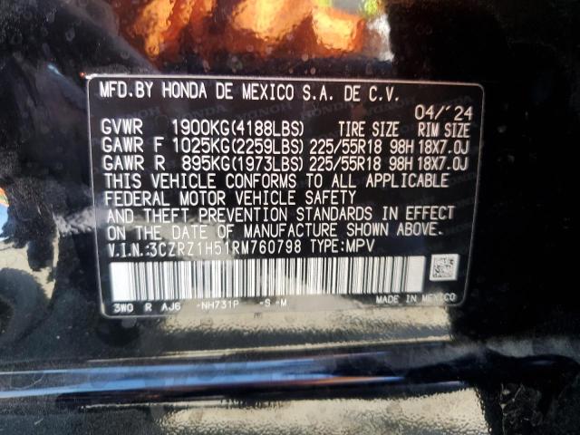 2024 HONDA HR-V SPORT - 3CZRZ1H51RM760798