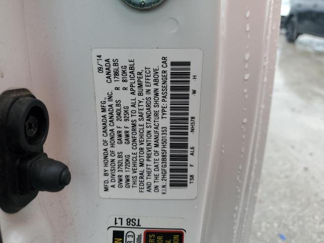 2015 HONDA CIVIC EX - 2HGFG3B85FH501353