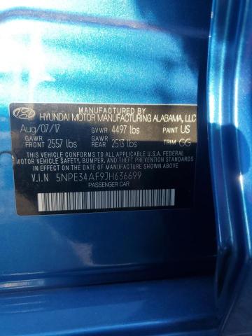 2018 HYUNDAI SONATA SPO - 5NPE34AF9JH636699