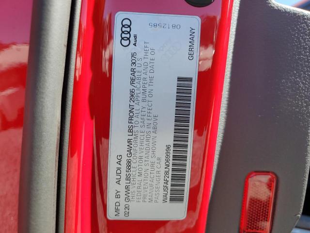 2020 AUDI S7 PRESTIG WAUSFAF28LN069996