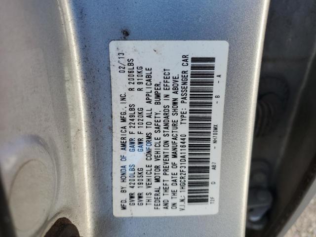 VIN 1HGCR2F31DA116440 2013 Honda Accord, LX no.13