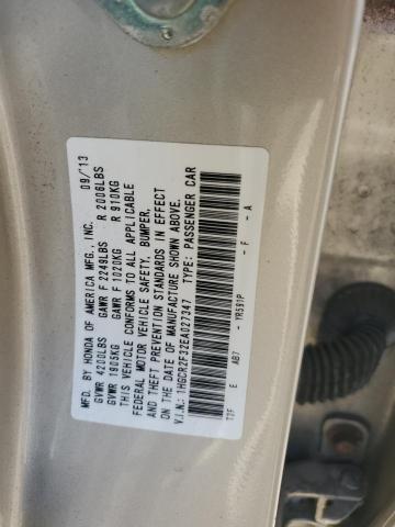 VIN 1HGCR2F32EA027347 2014 Honda Accord, LX no.12