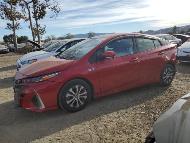 TOYOTA PRIUS PRIM 2022 red  hybrid engine JTDKAMFP8N3197801 photo #1