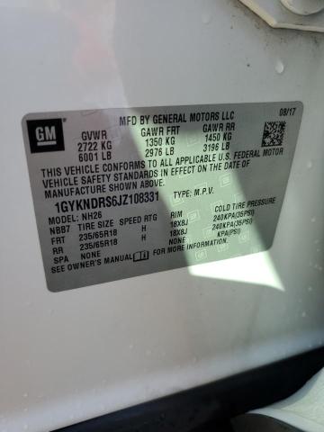 2018 CADILLAC XT5 LUXURY - 1GYKNDRS6JZ108331