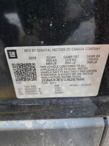 2018 CHEVROLET EQUINOX LT - 2GNAXJEV3J6287666