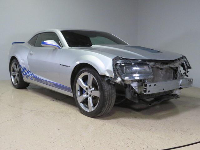 CHEVROLET CAMARO SS 2014 silver coupe gas 2G1FJ1EJXE9300732 photo #1