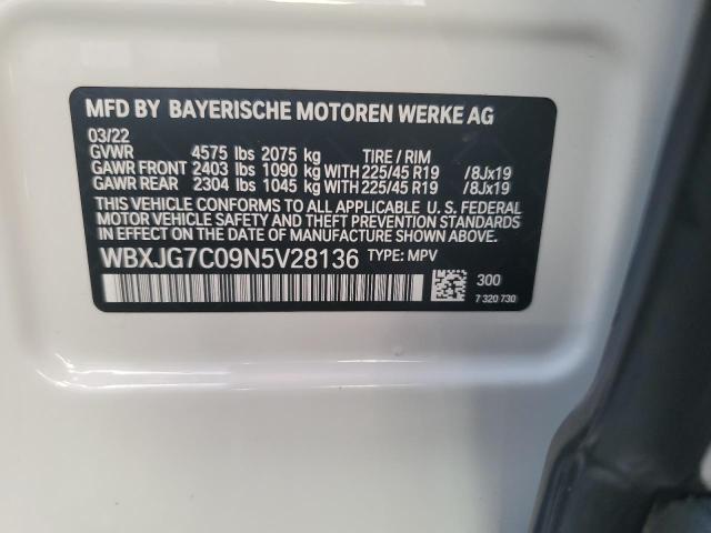 VIN WBXJG7C09N5V28136 2022 BMW X1, Sdrive28I no.13