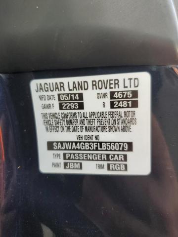 2015 JAGUAR XK SAJWA4GB3FLB56079