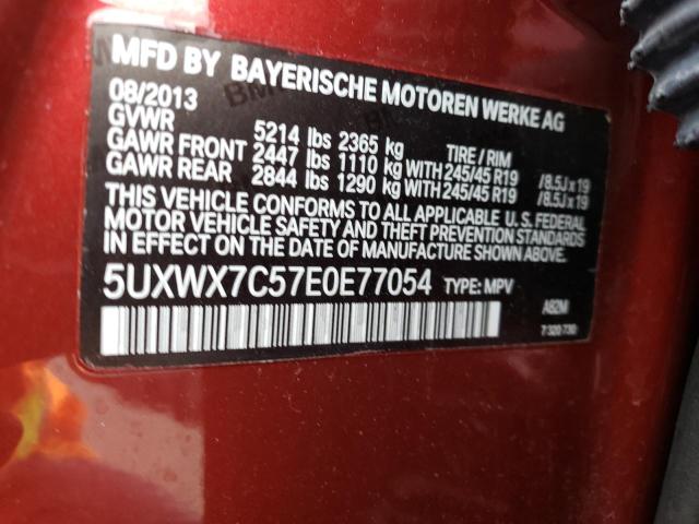 VIN 5UXWX7C57E0E77054 2014 BMW X3 no.13