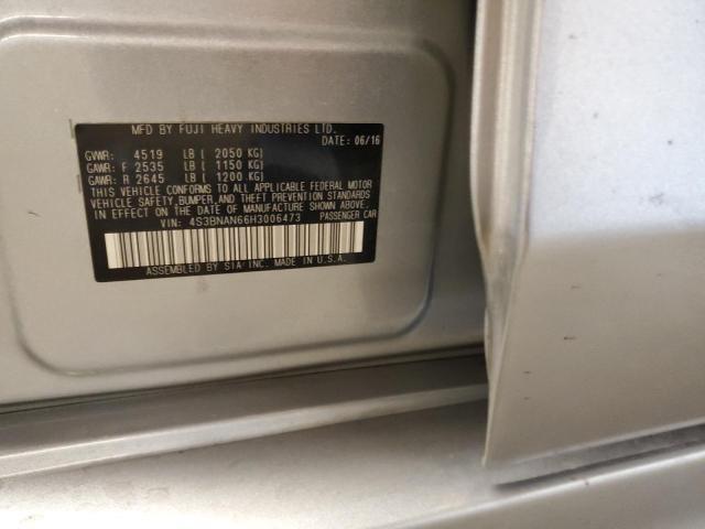 2017 SUBARU LEGACY 2.5 - 4S3BNAN66H3006473