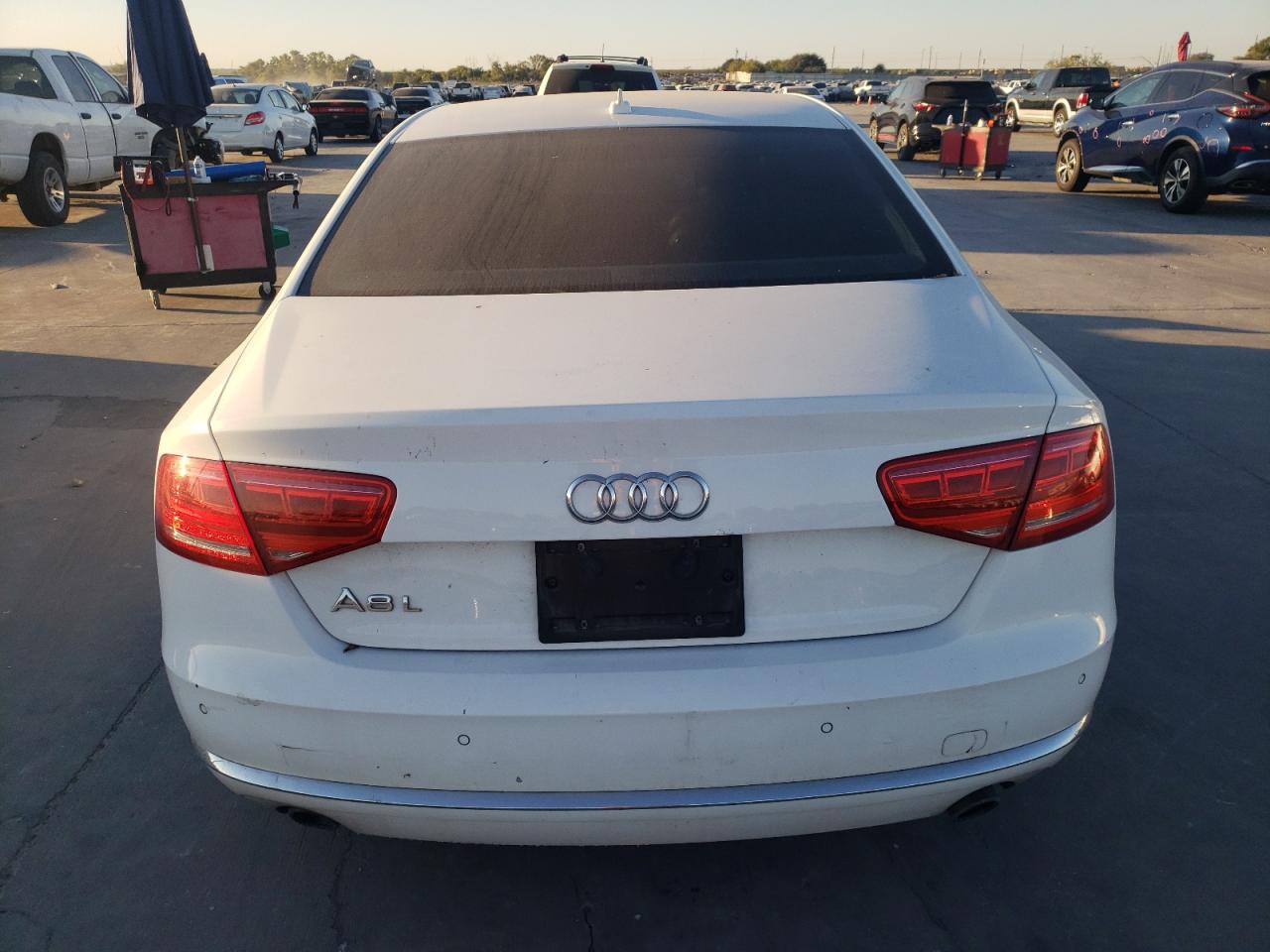 Lot #2923264539 2014 AUDI A8 L QUATT