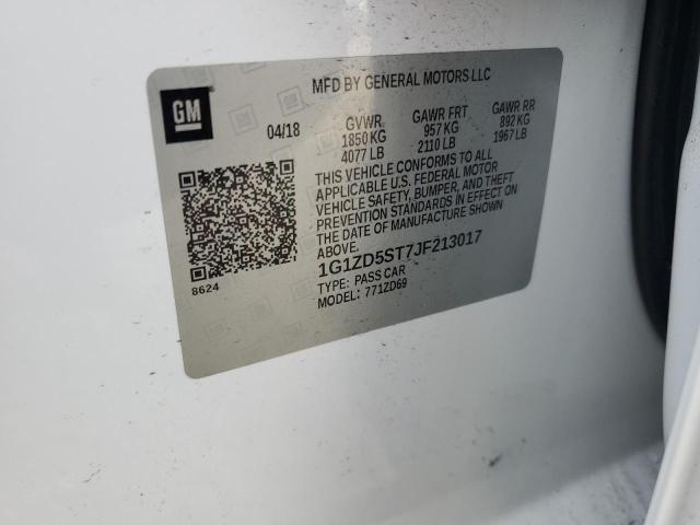 2018 CHEVROLET MALIBU LT - 1G1ZD5ST7JF213017