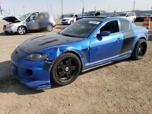 MAZDA RX8 2004 blue  gas JM1FE173440114865 photo #1