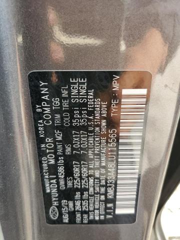 2020 HYUNDAI TUCSON LIM - KM8J33A48LU115565