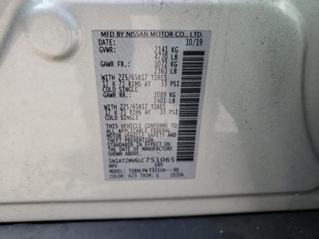 2020 NISSAN ROGUE S - 5N1AT2MV6LC751065