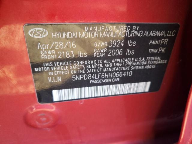 2017 HYUNDAI ELANTRA SE - 5NPD84LF6HH066410