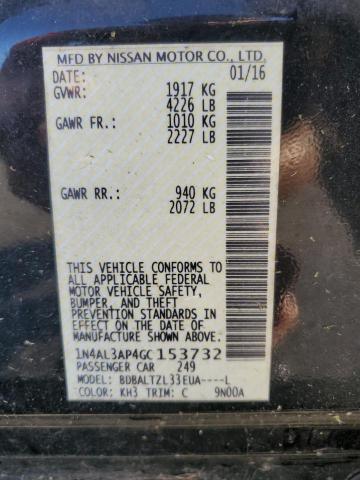 2016 NISSAN ALTIMA 2.5 - 1N4AL3AP4GC153732