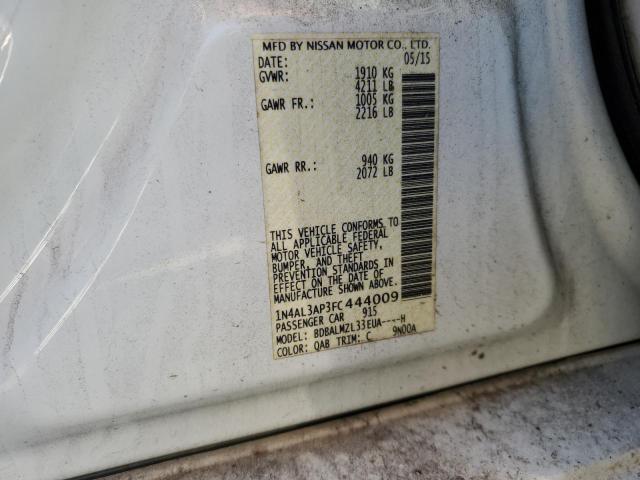2015 NISSAN ALTIMA 2.5 - 1N4AL3AP3FC444009