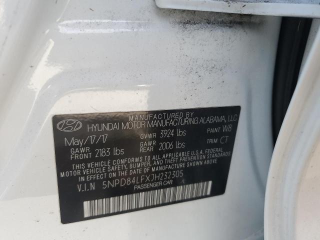 2018 HYUNDAI ELANTRA SE - 5NPD84LFXJH232305