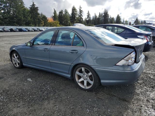 MERCEDES-BENZ C 230 2007 blue sedan 4d gas WDBRF52HX7F880152 photo #3